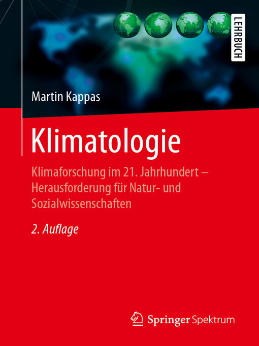 Title details for Klimatologie by Martin Kappas - Available